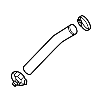 GM 84818368 Lower Hose 84818368 GM Lower Hose Illustration 1 of 1