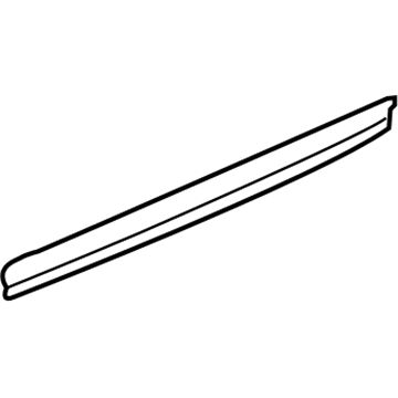 GM 15763100 Lower Molding, Gray, Rear 15763100 GM Lower Molding, Gray, Rear Illustration 1 of 1