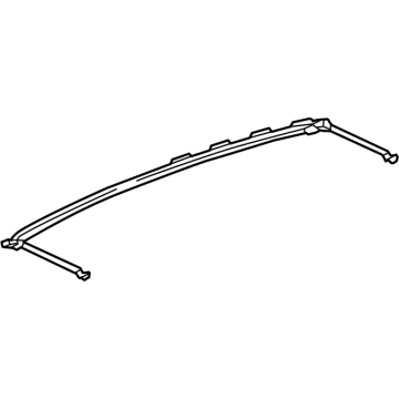 GM 95202704 Air Deflector 95202704 GM Air Deflector Illustration 1 of 1