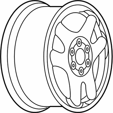 GMC Envoy Spare Wheel - 9597662