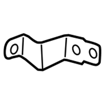 GM 25827075 Headlamp Assembly Bracket, Outer Driver Side 25827075 GM Headlamp Assembly Bracket, Outer Driver Side Illustration 1 of 1