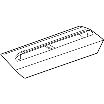 GM 22765875 Finish Molding, Rear 22765875 GM Finish Molding, Rear Illustration 1 of 1