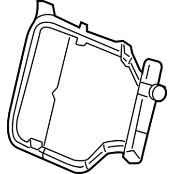 GM 12478371 Back Panel, Front 12478371 GM Back Panel, Front Illustration 1 of 1