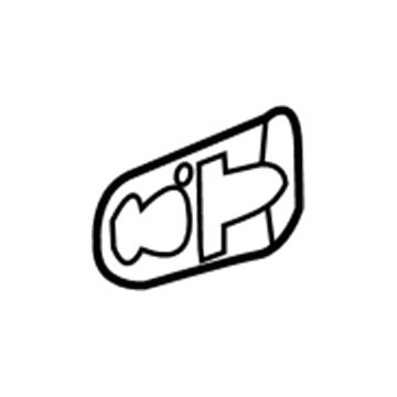 GM 13578681 Cover Gasket 13578681 GM Cover Gasket Illustration 1 of 1