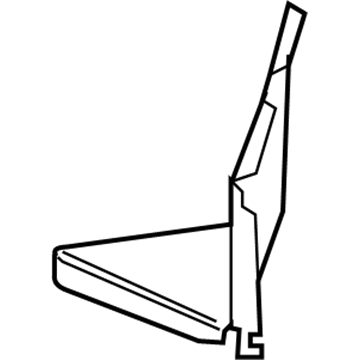 GM 25732862 Deflector 25732862 GM Deflector Illustration 1 of 1