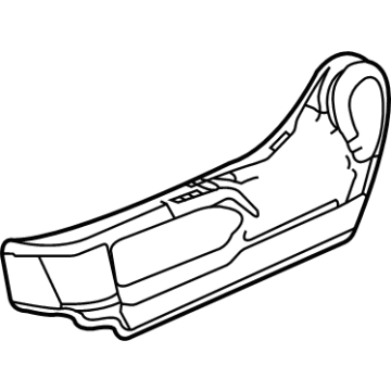 GM 85138765 Outer Finish Panel, Front 85138765 GM Outer Finish Panel, Front Illustration 1 of 1