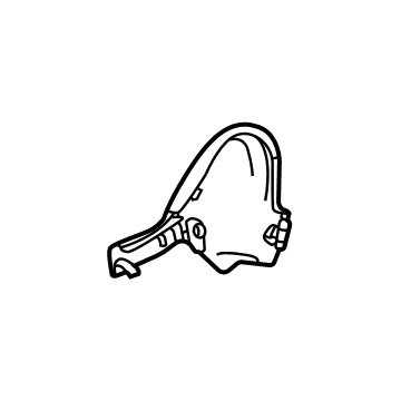 GM 84987346 Inner Finish Panel, Front 84987346 GM Inner Finish Panel, Front Illustration 1 of 1