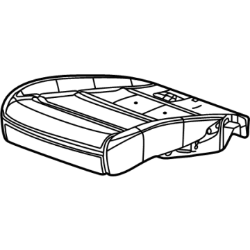 GM 84918352 Seat Cushion Pad 84918352 GM Seat Cushion Pad Illustration 1 of 1