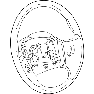 Saturn 22707885 Steering Wheel