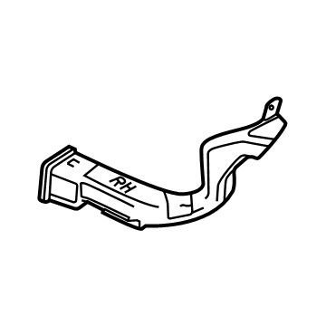 Chevy 84513952 Defroster Duct