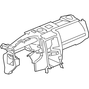 GM 15913739 Instrument Panel 15913739 GM Instrument Panel Illustration 1 of 1