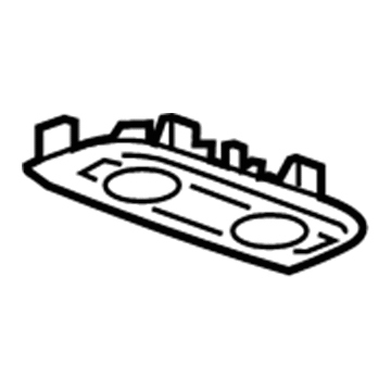 GM 92247403 Lamp Housing 92247403 GM Lamp Housing Illustration 1 of 1