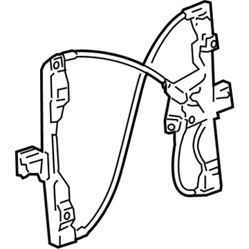 Hummer H3T Window Regulator - 25939268