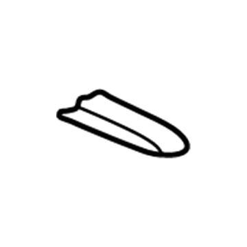 GM 15229593 Rail Cover, Passenger Side 15229593 GM Rail Cover, Passenger Side Illustration 1 of 1