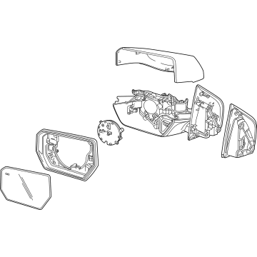 Chevy 85647674 Mirror Assembly