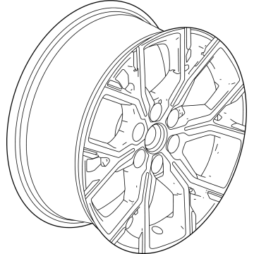 GMC 84883608 Wheel, Alloy