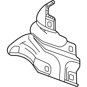 GM 84421605 Mount Bracket, Passenger Side 84421605 GM Mount Bracket, Passenger Side Illustration 1 of 1
