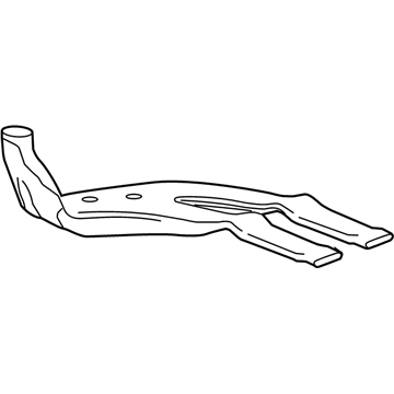 13242032 GM Floor Duct, Passenger Side Illustration 1 of 1