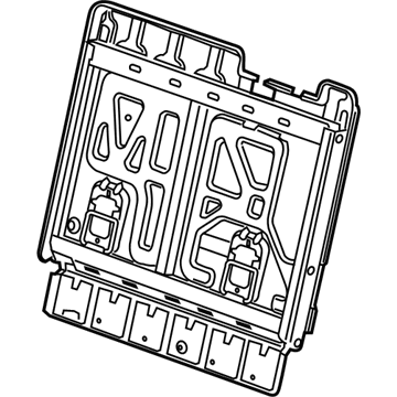 GM 23465428 Seat Back Frame 23465428 GM Seat Back Frame Illustration 1 of 1