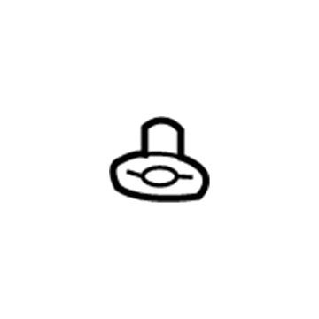 GM 22592605 Sunvisor Retainer 22592605 GM Sunvisor Retainer Illustration 1 of 1