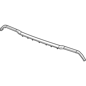 GM 23377082 Upper Weatherstrip 23377082 GM Upper Weatherstrip Illustration 1 of 1
