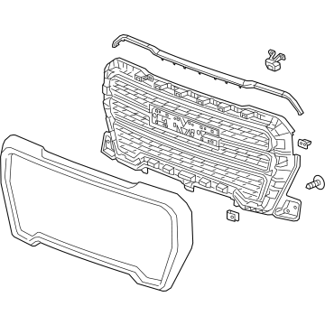 GMC Sierra 3500 HD Grille - 84508286