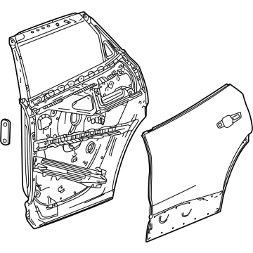 Cadillac 85754037 Door Shell