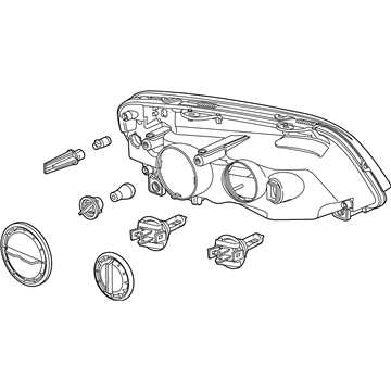 Chevy 92245553 Headlamp Assembly