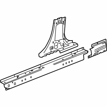 Chevy 95366521 Inner Rocker