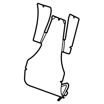 84803757 GM Seat Back Heater, Rear Illustration 1 of 1