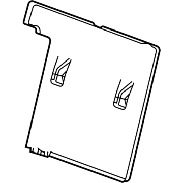 GM 84782435 Seat Back Panel, Black, Rear 84782435 GM Seat Back Panel, Black, Rear Illustration 1 of 1