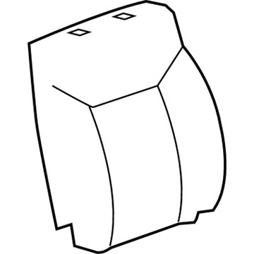 Hummer 19127584 Seat Back Pad