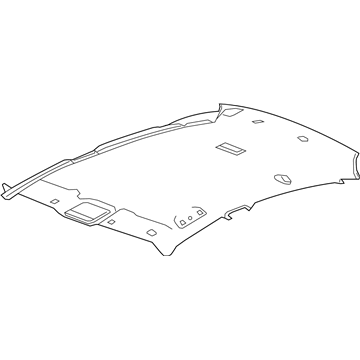 GM 84167917 Headliner, Gray 84167917 GM Headliner, Gray Illustration 1 of 1