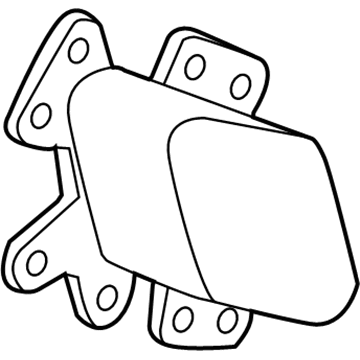 Chevy Engine Oil Cooler - 12607900