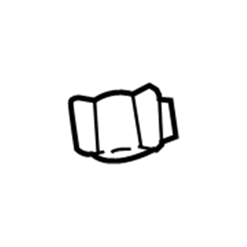 GM 11570890 Outlet Pipe Clip 11570890 GM Outlet Pipe Clip Illustration 1 of 1