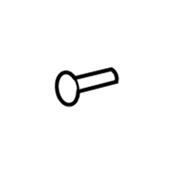 GM 11519109 Side Molding Bolt, Upper, Rubber 11519109 GM Side Molding Bolt, Upper, Rubber Illustration 1 of 1
