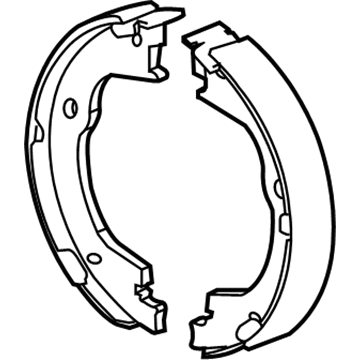 Chevy Captiva Sport Parking Brake Shoes - 96626083