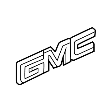GMC 84943134 Nameplate
