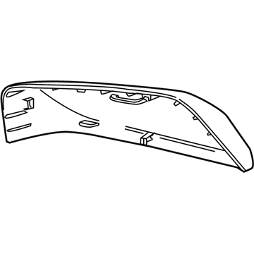 Chevy 22997386 Mirror Cover