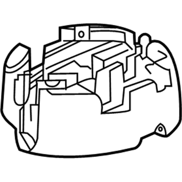 GM 92257864 Storage Tray 92257864 GM Storage Tray Illustration 1 of 1