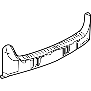 Chevy 92251455 Rear Panel Trim
