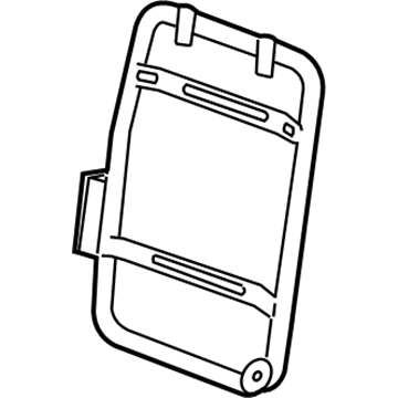 12458271 GM Seat Back Frame, Rear Illustration 1 of 1