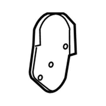 89043967 GM Hinge Cover, Gray Illustration 1 of 1