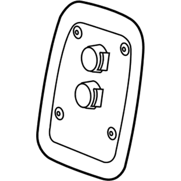89043040 GM Seat Back Panel Illustration 1 of 1