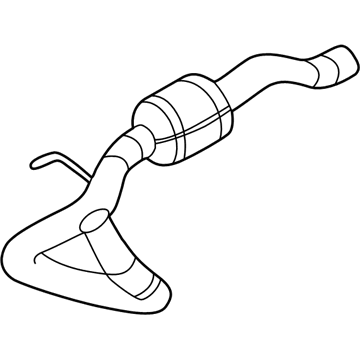 Chevy 15755166 Front Pipe