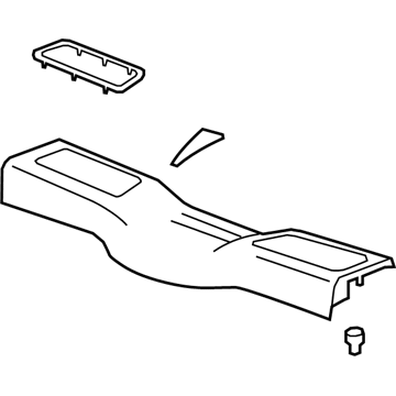 20830230 GM Upper Trim Panel, Rear Illustration 1 of 1