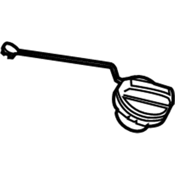 GM 23373281 Fuel Cap 23373281 GM Fuel Cap Illustration 1 of 1