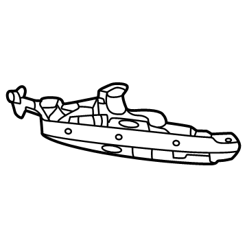 86783431 GM Lower Deflector, Passenger Side Illustration 1 of 1