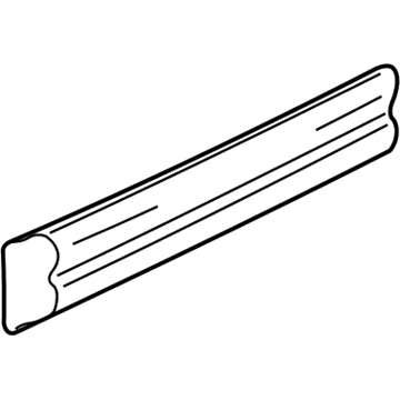 30022986 GM Side Molding, Outer Passenger Side Illustration 1 of 1