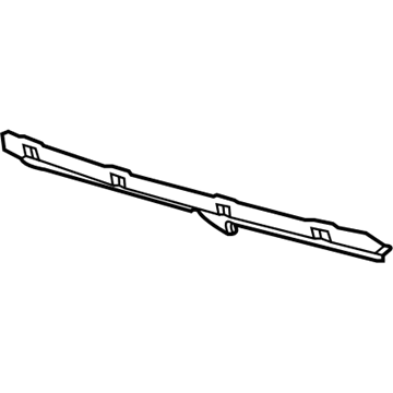 84538251 GM Air Baffle Illustration 1 of 1